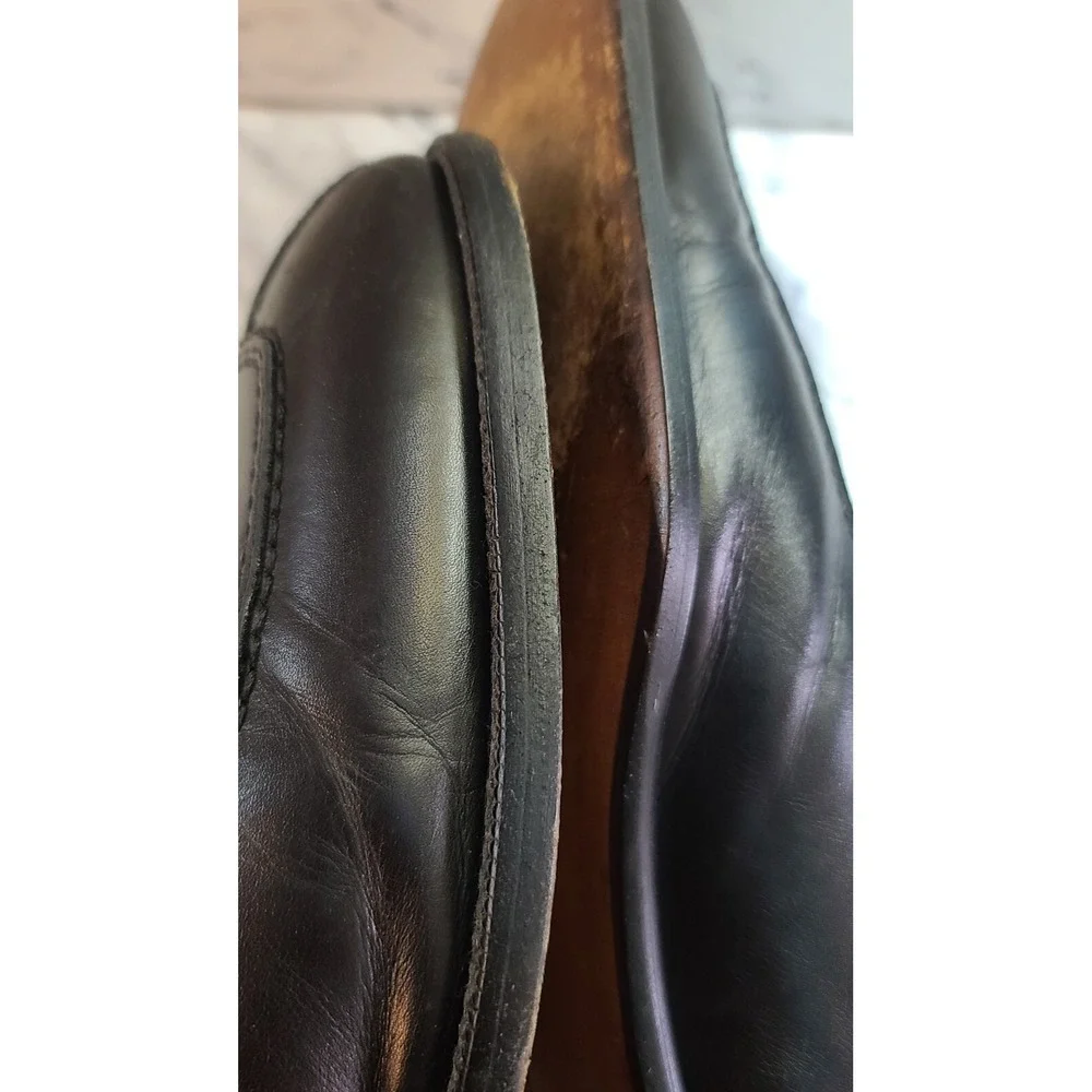 NORDSTROM Bologna Men's Black Leather Split Toe Oxford @100 Shoes Sz 13‎ Italy